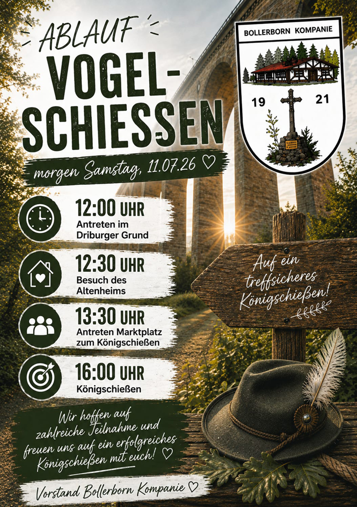 Vogelschießen steht an!